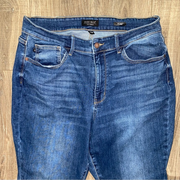 Judy Blue flare jeans, sz 16W - Picture 3 of 14